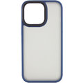 Аксессуар для iPhone Mobile Case TPU+PC Metal Buttons Blue for iPhone 13 Pro