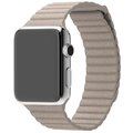 Аксессуар для Watch Fashion Leather Loop Band Beige for Apple Watch 42/44/45/49mm