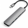 Адаптер Satechi Adapter USB-C to micro SD+SD+2xUSB3.0+USB-C Space Grey (ST-SCMA2M)