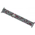 Аксессуар для Watch Fashion Milanese Loop Band Flowers Red Lily for Apple Watch 38/40/41mm