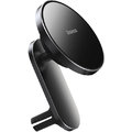 Держатель и док-станция Baseus Car Holder Air Ven Big Energy MagSafe Wireless Charger 15W Black (WXJN-01) for iPhone 15 I 14 I 13 I 12 series