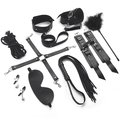 Набор Art of Sex - BDSM Set Leather, 10 предметов, натуральная кожа, черный