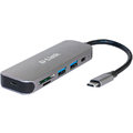 Адаптер D-Link Adapter USB-C to 2xUSB 3.0+USB-C+SD+MicroSD Gray (DUB-2325)