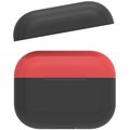 Чехол для наушников AhaStyle Silicone Duo Case Black/Red (AHA-0P200-BBR) for Apple AirPods Pro