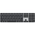 Аксессуар для Mac Apple Magic Keyboard with Touch ID and Numeric Keypad with Black Keys (MMMR3) 2022