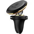 Держатель и док-станция Baseus Car Holder Magnetic Air Vent Mount Holder with cable clip Gold (SUGX-A0V)