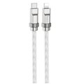 Кабель Hoco Cable USB-C to Lightning U113 Solid 20W 1m Silver
