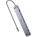 Адаптер Choetech Adapter 11-in-1 USB-C to USB-C+3xUSB3.0+HDMI+SD+3.5mm+RJ45+VGA Gray (HUB-M20)