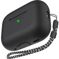Чехол для наушников AhaStyle Silicone Case with strap Black (X003E43NDL) for Apple AirPods Pro 2