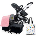Универсальная коляска 2в1 Bugaboo BUFFALO Andy Warhol BUTTERFLIES-PINK