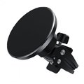 Держатель и док-станция Choetech Car Holder Air Vent Wireless Charger MagSafe 15W Black for iPhone 15 I 14 I 13 I 12 series (AT0004)