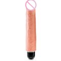 Великий реалістичний вібратор King Cock Vibr Stiffy, 25.4x5.1 см