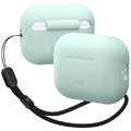 Чехол для наушников Elago Silicone Basic Case with Nylon Lanyard Mint (EAPP2SC-BA+ROSTR-MT) for Apple AirPods Pro 2