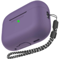 Чехол для наушников AhaStyle Silicone Case with strap Dark Purple (X003ECKN77) for Apple AirPods Pro 2