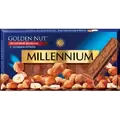 Шоколад Millennium Golden Nut молочный с лесными орехами 100 г (4820005193059)