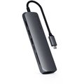Адаптер Satechi Adapter USB-C to 2xUSB3.0+HDMI+USB-C+RJ45+SD Space Gray (ST-UCSMA3M)