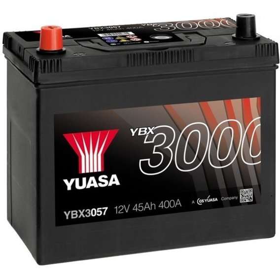 Автомобильный аккумулятор Yuasa 6СТ-45 Аз SMF YBX3057