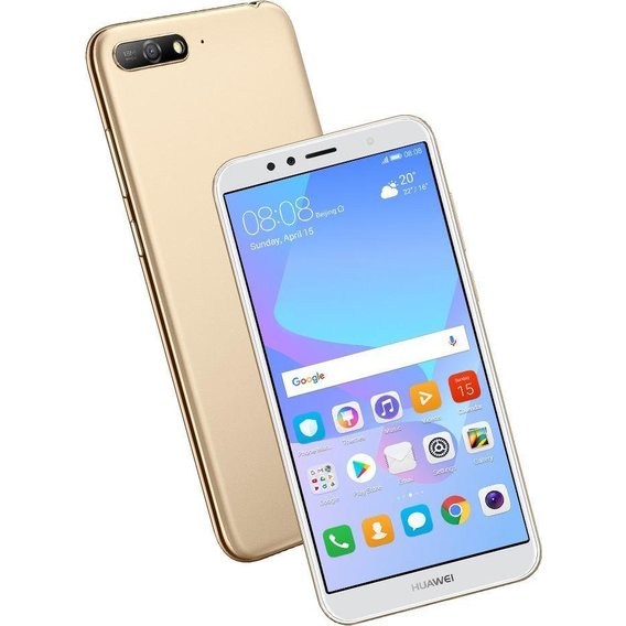 Смартфон Huawei Y6 2018 16GB Dual Sim Gold (UA UCRF)