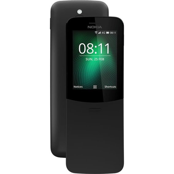 Мобильный телефон Nokia 8110 4G Black (UA UCRF)