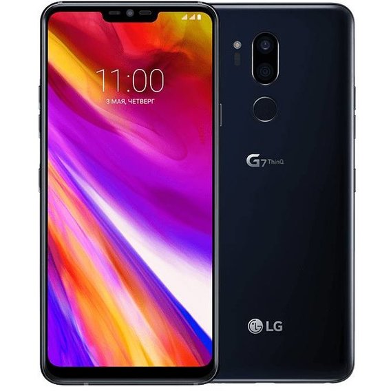 Смартфон LG G7 ThinQ 4/64GB Aurora Black (UA UCRF)