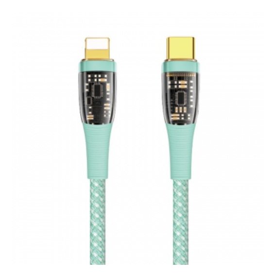 Кабель WIWU Cable USB C to Lightning 20W 1.2m Green (TM01)