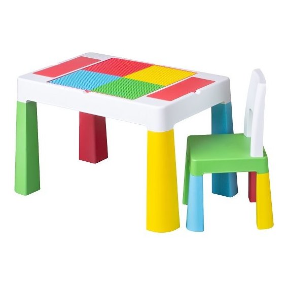 Комплект Tega MULTIFUN стол+1 стул MF-001 multicolor