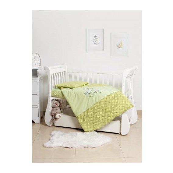 Сменная постель Twins Limited Dog & cat green, зеленый (3 эл) (3099-TL-005)