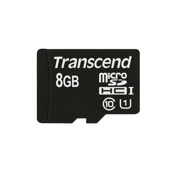 Карта памяти Transcend 8GB microSDHC Class 10 (TS8GUSDC10)