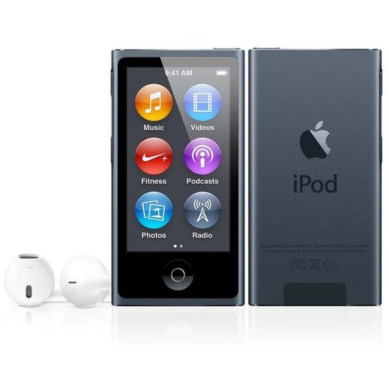 MP3-плеер Apple iPod Nano 7Gen 16GB Space Grey (ME971/MKN52)