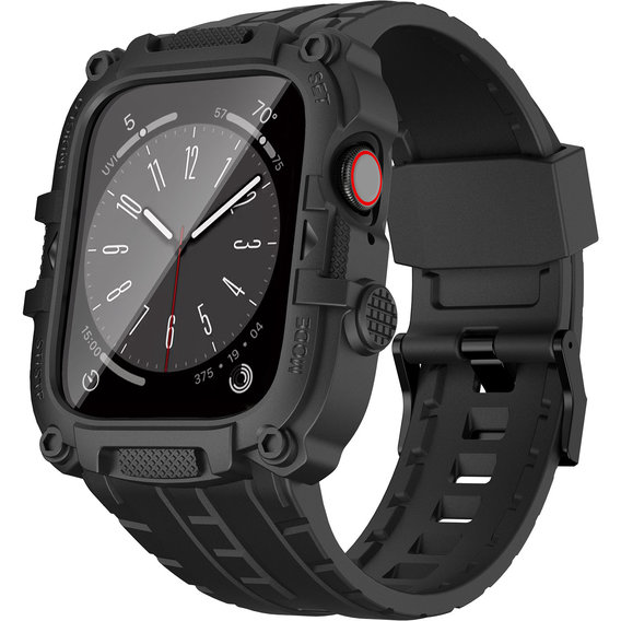 Аксессуар для Watch TPU Strap with Case Black (FLS181119) for Apple Watch 44/45/49mm Ultra