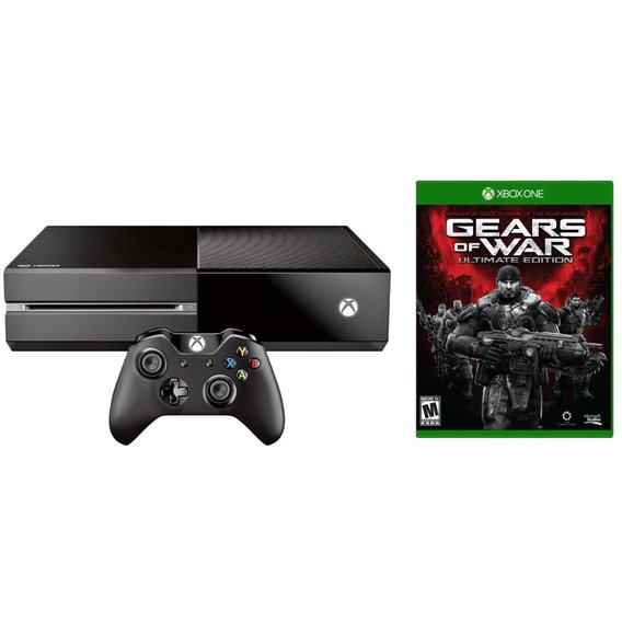 Игровая приставка Microsoft Xbox One (7UV-00077) + Gears of War Ultimate Edition