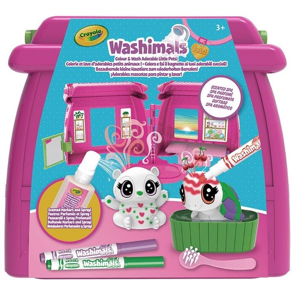 Набор для творчества Crayola Washimals Спа салон ароматизированный (74-7475)