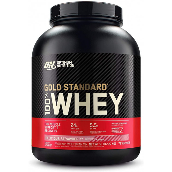 Протеїн Optimum Nutrition 100% Whey Gold Standard 2270 g / 73 servings / Strawberry