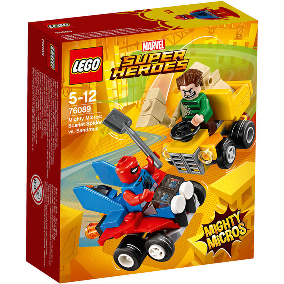 Конструктор LEGO Super Heroes Mighty Micros: Человек-паук против Песочного человека (76089)