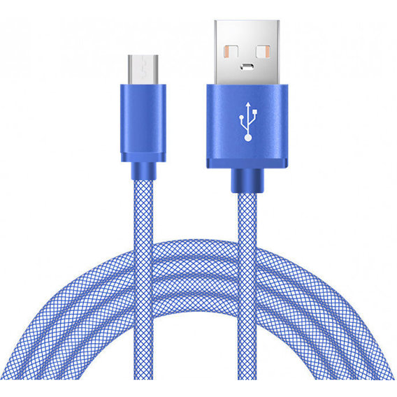 Кабель XOKO USB Cable to microUSB FISH 1m Blue (SC-120m-1-BL)