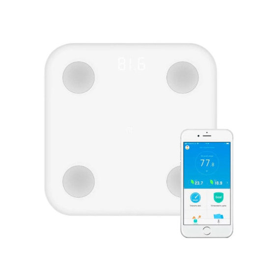 Весы напольные Xiaomi Mi Body Composition Scale 2 White 2nd Gen (XMTZC05HM) (NUN4048GL)