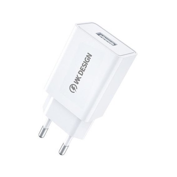 Зарядное устройство WK Design USB Wall Charger 10W White (WP-U118-WH)