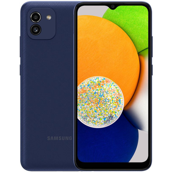 Смартфон Samsung Galaxy A03 3/32GB Blue A035 (UA UCRF)