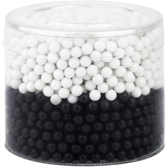 Дополнительные шарики к аквамозаике ХОКО Mix 2 Color White/Black 150 г (XK-PRL-150-Wh/BK)