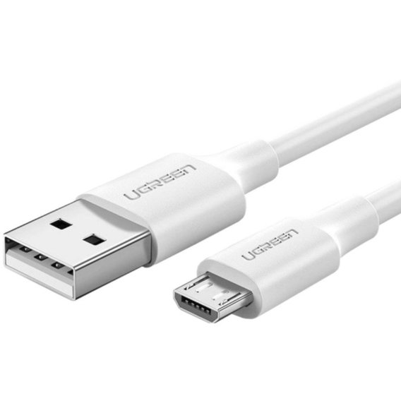 Кабель Ugreen USB Cable to microUSB 2m White (60143)