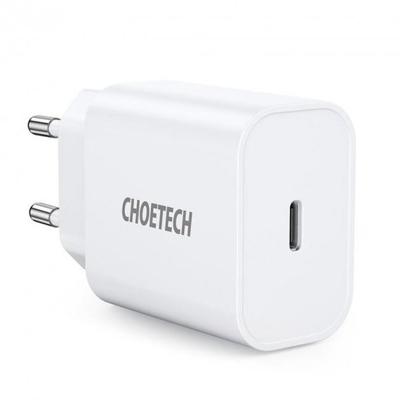 Зарядное устройство Choetech USB-C Wall Charger 20W White (Q5004)