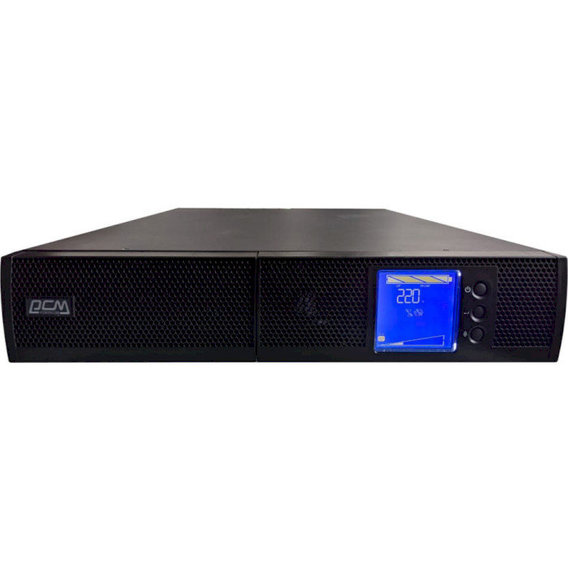 Powercom SNT-1000 IEC, 1000ВА/1000Вт, online RS232 USB 6IEC, LCD
