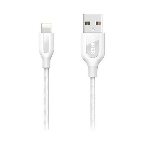 Кабель ANKER USB Cable to Lightning Powerline+ V3 90cm White (A8121H21/A8121G21)