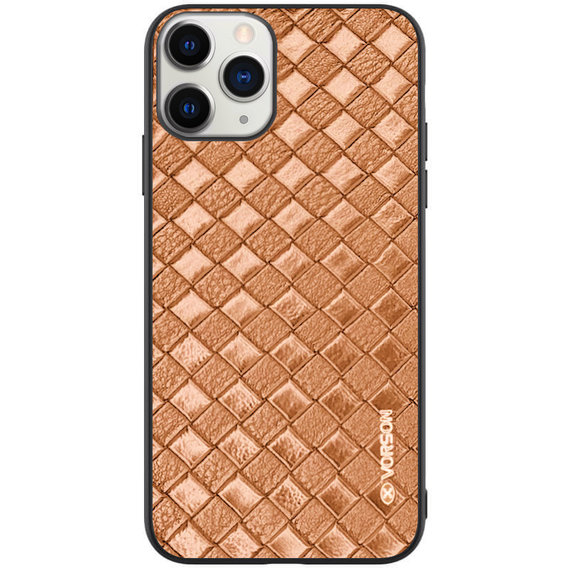 Аксессуар для iPhone Vorson Braided Leather Case Brown for iPhone 11 Pro