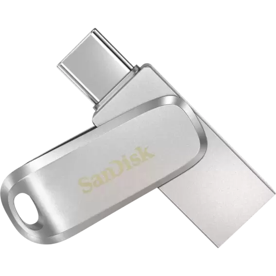 USB-флешка SanDisk 512GB Ultra Dual Drive Luxe USB 3.1/Type-C Silver (SDDDC4-512G-G46)
