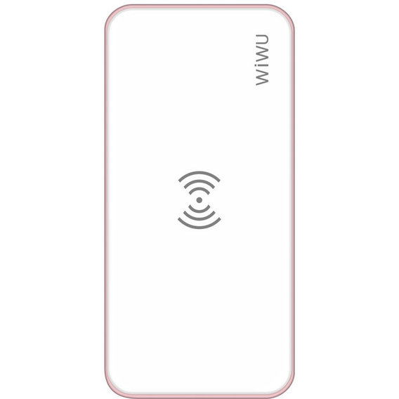 Внешний аккумулятор WIWU Power Bank Avatar 8000mAh Wireless Charger Rose Gold