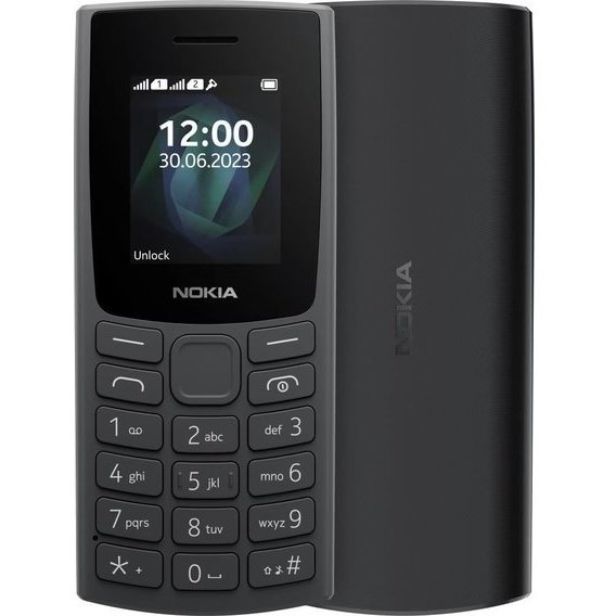 Мобильный телефон Nokia 105 (2023) Single Sim Charcoal (UA UCRF)