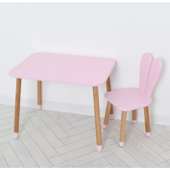 Столик со стульчиком Bambi 04-027R Розовый