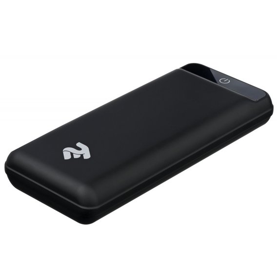 Внешний аккумулятор 2E Power Bank 20000mAh Soft Touch Black (2E-PB2005A-BLACK)