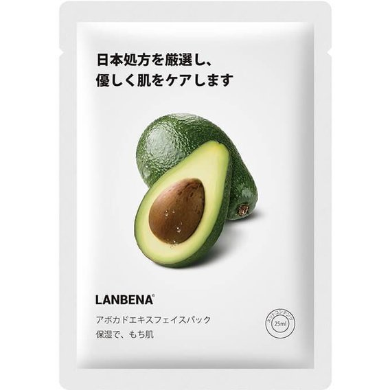 

Lanbena Тканевая маска для лица с авокадо 25 ml